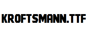 Kroftsmann.ttf