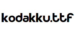 kodakku.ttf