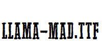 Llama-Mad.ttf