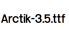 Arctik-3.5.ttf