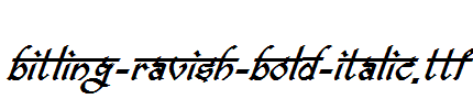 bitling-ravish-Bold-Italic.ttf