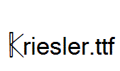 Kriesler.ttf