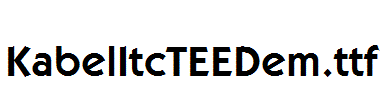 KabelItcTEEDem.ttf