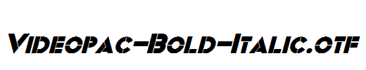 Videopac-Bold-Italic.otf