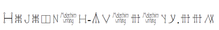 Malachim-Writing.ttf