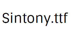 Sintony.ttf