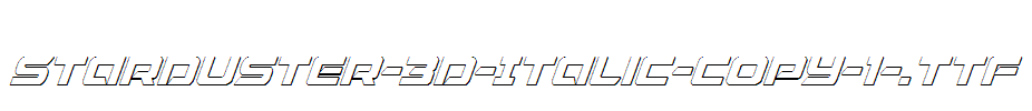 Starduster-3D-Italic-copy-1-.ttf