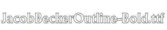 JacobBeckerOutline-Bold.ttf