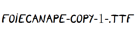 FoieCanape-copy-1-.ttf