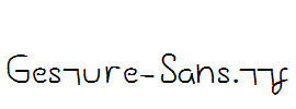 Gesture-Sans.ttf