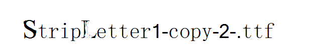 StripLetter1-copy-2-.ttf