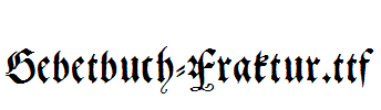 Gebetbuch-Fraktur.ttf