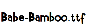 Babe-Bamboo.ttf