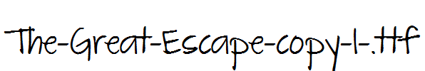 The-Great-Escape-copy-1-.ttf