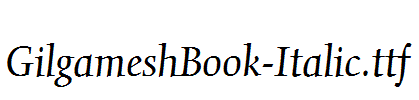 GilgameshBook-Italic.ttf