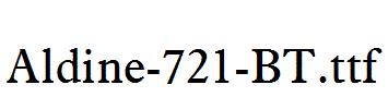 Aldine-721-BT.ttf