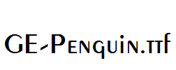 GE-Penguin.ttf