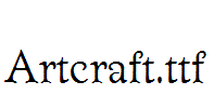 Artcraft.ttf