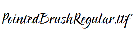 PointedBrushRegular.ttf