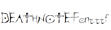 DEATHNOTE-Font.ttf