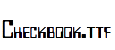 Checkbook.ttf