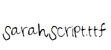 SarahScript.ttf