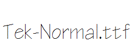 Tek-Normal.ttf