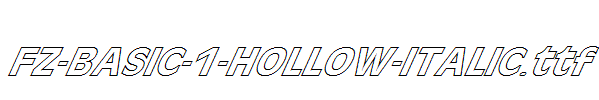 FZ-BASIC-1-HOLLOW-ITALIC.ttf