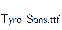 Tyro-Sans.ttf