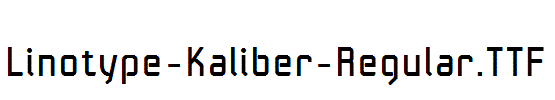 Linotype-Kaliber-Regular.ttf