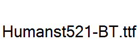 Humanst521-BT.ttf