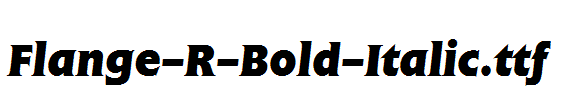 Flange-R-Bold-Italic.ttf