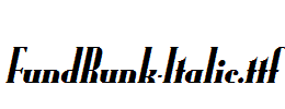 FundRunk-Italic.ttf