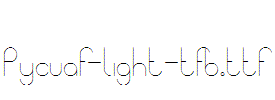 Pycuaf-light-tfb.ttf