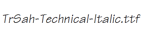 TrSah-Technical-Italic.ttf