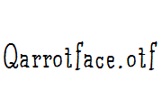 Qarrotface.otf