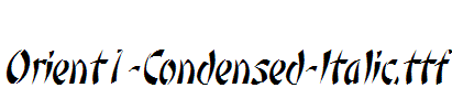 Orient1-Condensed-Italic.ttf