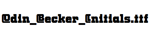 Odin_Becker_Initials.ttf