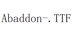 Abaddon-.ttf