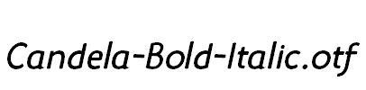 Candela-Bold-Italic.otf