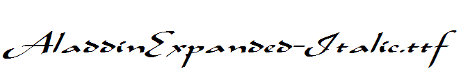 AladdinExpanded-Italic.ttf