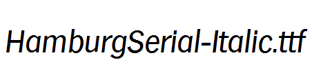 HamburgSerial-Italic.ttf