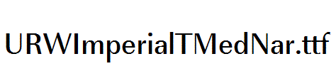 URWImperialTMedNar.ttf