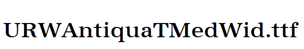 URWAntiquaTMedWid.ttf