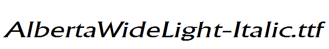 AlbertaWideLight-Italic.ttf