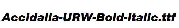 Accidalia-URW-Bold-Italic.ttf