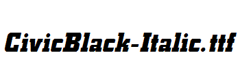 CivicBlack-Italic.ttf