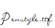 Penstyle.ttf