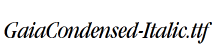 GaiaCondensed-Italic.ttf