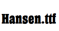 Hansen.ttf